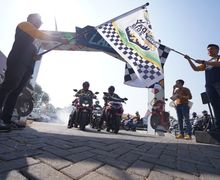 Seru Banget! Sambut MAXI Yamaha Day 2019 Ratusan Pemotor Padati Kota Batu, Kabupaten Malang