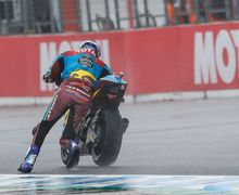 Nyaris Terpental Akibat High Side Di Race Moto2 Jepang, Alex Marquez Selamat Dari Musibah dan Gak Diseret Motor Lagi