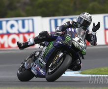 Cetak Pole Position di Kualifikasi MotoGP Australia 2019, Maverick Vinales Siap Menang di Phillip Island