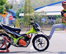 Suzuki Satria Tampil Mewah dan Cerah, Jadi 200 cc Enak Untuk Harian dan Mudik
