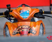 Bikin Pangling, Modifikasi Honda Vario 150 Berbalut Decal Juara MotoGP 2019 Marc Marquez