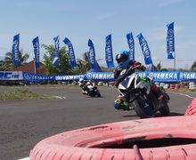 Wuih, Performa Yamaha Aerox 155 Diuji di Sirkuit Bukit Peusar Tasikmalaya dalam Aerox Fun Race