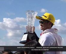 Bikin Bangga Indonesia, Video Selebrasi Kemenangan AM Fadly Raih Juara Asia ARRC AP250 2019