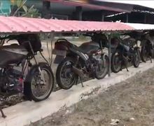 Sultan Mah Bebas, Deretan Puluhan Yamaha RX-Z Dijadikan Pagar Rumah, Habis 1,7 Milyar Rupiah