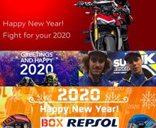 Selamat Tahun Baru 2020, Ucapan Tim Pabrikan MotoGP Mana Paling Keren?  