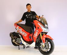 Mewahnya Modifikasi Yamaha Lexi Bergaya Motor Legenda MotoGP, Biayanya Melebihi Unit Barunya!