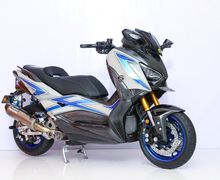 Windshield dan Sokbreker Belakang Bisa Diatur Secara Elektrik, Yamaha XMAX Ini Sabet Juara Master Customaxi Denpasar