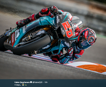 Hasil Sementara Tes MotoGP Malaysia 2020, Quartararo Terkencang, Alex Marquez Rookie Tercepat