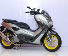 Pede Pakai Kelir Silver dan Pelek Kuning, Yamaha NMAX Ini Sikat Gelar Best Elegant di Customaxi Denpasar 2020