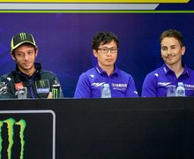 Dasar Valentino Rossi, Sudah Bukan Pembalap Tim Yamaha Pabrikan Tahun Depan, Paling Banyak Dicecar Pemburu Berita