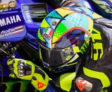 Tanpa Gembar-Gembor, Valentino Rossi Pakai Helm Baru di Tes Pramusim MotoGP 2020 Sepang