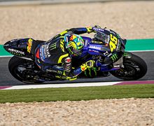 Dasar Valentino Rossi, Tetap Tenang Meski Kecelakaan dan Jadi Pembalap Yamaha Paling Buncit di Tes Pramusim Qatar