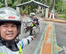 Mantap, Riding Yamaha Y15ZR, Pasangan Suami Istri Asal Malaysia Turing Kunjungi Bikers Indonesia