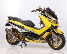Bikin Terpana, Modifikasi Yamaha NMAX Juara Customaxi Solo 2020, Tengok Deh Livery-nya