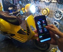 Aman dan Canggih, Pasang Alarm Ini di Vespa GTS, Bisa Menghidupkan Mesin Lewat Smartphone