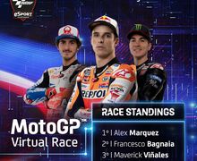 Bikin Geger, Pembalap Debutan MotoGP Alex Marquez Langsung Juara, Di MotoGP Virtual Race Sih