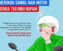 Street Manners: Cuma Mengingatkan, Masih Suka Merokok Saat Naik Motor? Siap-siap Kehilangan Uang Rp. 750 Ribu Bro!