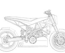 Isinya Sketsa Motor Custom, Buku Gambar Ini Cocok Buat Bikers yang Bosan di Rumah Saja