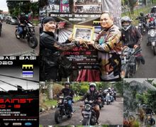 Respek! BROTHERS IN ARMS (BIA) Keliling Kota Bandung Lakukan Penyemprotan Disinfektan Cegah Virus Corona