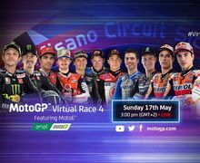 Jangan Sampai Lewat, Valentino Rossi Bisa Menang Gak di MotoGP Virtual Race IV? Minggu Besok Nih Balapnya