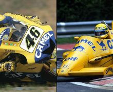 Fakta Unik, Gak Sangka Valentino Rossi dan Legenda F1 Ayrton Senna Sama-sama Pernah Pasang 'Unta'