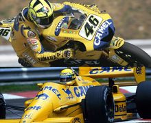Gak Banyak Yang Tahu, Ternyata Valentino Rossi Punya Kesamaan dengan Legenda F1 Ayrton Senna, Sama-sama Kuning