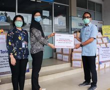 Peduli Pandemi Virus Corona, PT AHM Bagikan Sembako Kepada Pendukung Petugas Medis