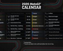 Akhirnya, Jadwal MotoGP 2020 Keluar Juga, Meskipun Masih Ada Ronde Yang Masih Nunggu Tanggal