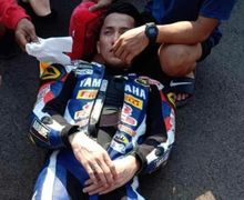 Waduh! Pembalap Indonesia di ARRC Wahyu Aji Trilaksana Alami Kecelakaan Parah, Begini Kondisinya