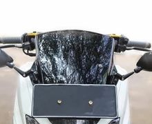 Tampilan Yamaha NMAX Jadi Makin Sporty Cuma Pasang Spion Tanduk, Siapin Uang Segini