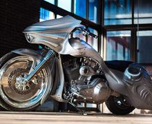 Tampil Menawan, Modifikasi Harley-Davidson Electra Glide, Aluminium Bagger Pertama di Indonesia
