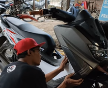 Proses Modifikasi Yahonda BeAT Max, Hasil Kawin Silang Yamaha NMAX dengan Honda BeAT, Ini Video Lengkapnya