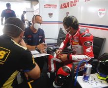 Waduh, Pembalap Indonesia Mario Suryo Aji Alami Crash, Gagal Tampil di FIM CEV Moto3 Jerez, Tiga Tulang Patah