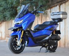 Modifikasi Yamaha All New NMAX, Kelir Biru Sporty Siap Diajak Touring