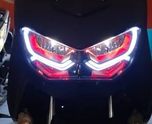 Custom DRL di Headlamp Yamaha All New NMAX, Langsung Jadi Pusat Perhatian