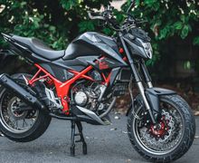 Modifikasi Motor Honda CB150R Streetfire Kaki-Kaki Padat Ala Sumo