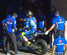 Live Report MotoGP Portugal 2020, Juara Dunia Joan Mir Menyerah, Ada Masalah di Motor?