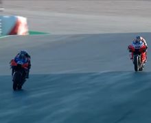 Tegang Sampai Akhir! Video Detik-detik Sesi Terakhir Kualifikasi MotoGP Portugal 2020