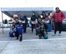 Gak Mau Kalah Sama Guru, Murid Valentino Rossi Ngegas di Monza Rally Show 2020