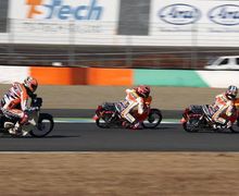 Wuih, Marc Marquez dan Pembalap Indonesia Andi Gilang Ngegas Bareng Di Honda Racing Thanks Day 2020