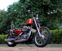 Modifikasi Harley-Davidson Sportster Jadi Chopper Ala Puspa Kediri Custom