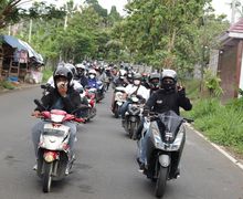 Sunmori Under 125 Ala Kumpulan Bikers di Lampung, Riding Santai Tanpa Arogan