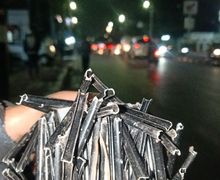 Ngeri Banget, 1 kg Ranjau Paku Ditemukan di 2 Kecamatan di Jakarta Timur, Bikers Waspada Kalau Lewat Sini