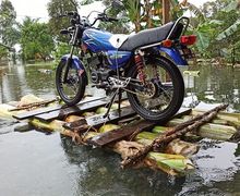 Salut Yamaha RX-King Selamat dari Banjir Besar di Kalimantan Selatan