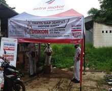 Peduli Banjir Jakarta, Astra Motor Gelar Servis Gratis Motor Honda