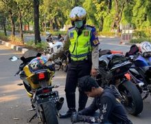 Nekat Pakai Knalpot Brong di Wilayah Ini, Motor Langsung Disita Polisi