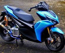 Modifikasi All New Yamaha Aerox 155, Mesin Bore Up Buat Luar Kota