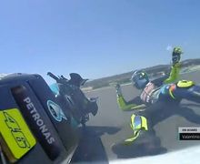 Valentino Rossi Jatuh di MotoGP Portugal 2021, Sempat Tampil Kencang