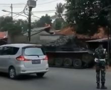 Geger Tank TNI Dikerahkan untuk Penyekatan Mudik di Perbatasan Bekasi-Bogor, Ini Faktanya
