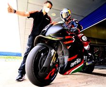 Andrea Dovizioso Resmi Ngegas Motor Aprilia, Targetnya MotoGP 2022